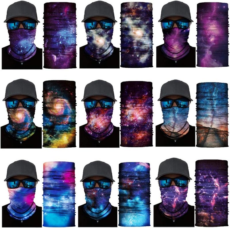 SIDAZON Neck Gaiter Mask,UV Protection Bandana Gator Face Cover Covering Mask,Tube Scarf,Neck Warmer Balaclava,Headband - Image 2